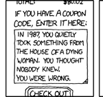 The coupon code is a slap in the face
