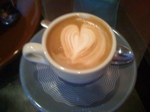 Latte from Credo in Edmonton Latte from Credo in Edmonton