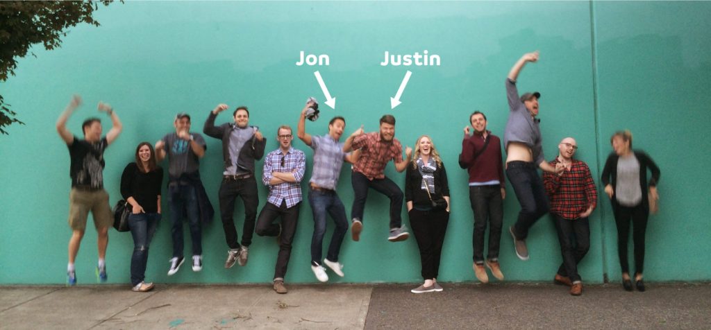 Jon Buda and Justin Jackson, Portland, Oregon, XOXO Festival 2014
